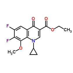 1-Cyclopropyl-6,7-difluoro-1,4-dihydro-8-methoxy-4-oxo-3-quinolinecarboxylic acid ethyl ester CAS:112811-71-9 第1张