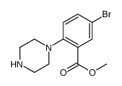 methyl 5-bromo-2-piperazin-1-ylbenzoate