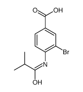 3-bromo-4-(2-methylpropanoylamino)benzoic acid