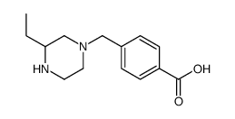 4-[(3-ethylpiperazin-1-yl)methyl]benzoic acid