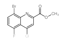 Methyl 8-bromo-4-chloro-5-fluoroquinoline-2-carboxylate CAS:1133115-52-2 第1张