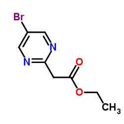 (5-Bromopyrimidin-2-yl)acetic acid ethyl ester