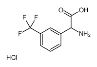 2-amino-2-[3-(trifluoromethyl)phenyl]acetic acid,hydrochloride