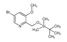 5-Bromo-2-((tert-Butyldimethylsilyloxy)methyl)-3-methoxypyridine