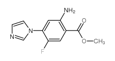 methyl 2-amino-5-fluoro-4-imidazol-1-ylbenzoate