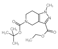 5-tert-butyl 3-ethyl 1-methyl-6,7-dihydro-1H-pyrazolo[4,3-c]pyridine-3,5(4H)-dicarboxylate