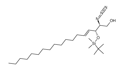 (2S,3S,4E)-2-azido-3-O-(tert-butyldimethylsilyl)-4-octadecen-1,3-diol