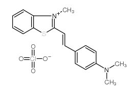 N,N-dimethyl-4-[2-(3-methyl-1,3-benzothiazol-3-ium-2-yl)ethenyl]aniline,perchlorate CAS:114793-87-2 第1张