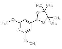 2,6-dimethoxy-4-(4,4,5,5-tetramethyl-1,3,2-dioxaborolan-2-yl)pyridine