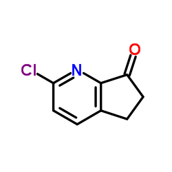 2-chloro-5,6-dihydrocyclopenta[b]pyridin-7-one