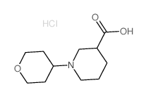 1-(oxan-4-yl)piperidine-3-carboxylic acid,hydrochloride CAS:1158698-78-2 第1张