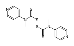 [methyl(pyridin-4-yl)carbamothioyl]sulfanyl N-methyl-N-pyridin-4-ylcarbamodithioate CAS:1158958-94-1 第1张