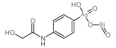 [4-[(2-hydroxyacetyl)amino]phenyl]-oxobismuthanyloxyarsinic acid CAS:116-49-4 第1张