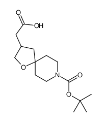 2-[8-[(2-methylpropan-2-yl)oxycarbonyl]-1-oxa-8-azaspiro[4.5]decan-3-yl]acetic acid