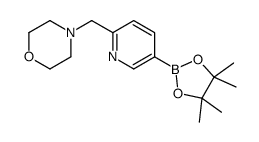 4-[[5-(4,4,5,5-tetramethyl-1,3,2-dioxaborolan-2-yl)pyridin-2-yl]methyl]morpholine