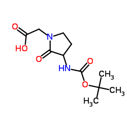 2-[3-[(2-methylpropan-2-yl)oxycarbonylamino]-2-oxopyrrolidin-1-yl]acetic acid