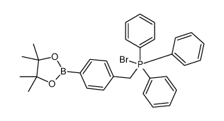 triphenyl-[[4-(4,4,5,5-tetramethyl-1,3,2-dioxaborolan-2-yl)phenyl]methyl]phosphanium,bromide