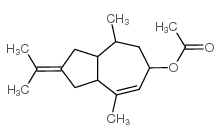 1,2,3,3a,4,5,6,8a-octahydro-2-isopropylidene-4,8-dimethylazulen-6-yl acetate