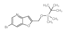 6-Bromo-2-((tert-butyldimethylsilyloxy)methyl)furo[3,2-b]pyridine