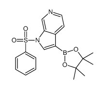 1-(benzenesulfonyl)-3-(4,4,5,5-tetramethyl-1,3,2-dioxaborolan-2-yl)-1H-pyrrolo[2,3-c]pyridine