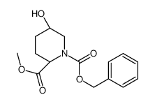 1-O-benzyl 2-O-methyl (2S,5R)-5-hydroxypiperidine-1,2-dicarboxylate