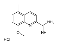 8-methoxy-5-methylquinoline-2-carboximidamide,hydrochloride