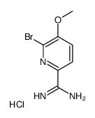 6-bromo-5-methoxypyridine-2-carboximidamide,hydrochloride CAS:1179359-96-6 第1张