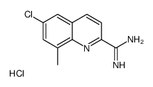 6-chloro-8-methylquinoline-2-carboximidamide,hydrochloride