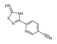 6-(5-amino-1,2,4-thiadiazol-3-yl)pyridine-3-carbonitrile