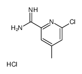 6-chloro-4-methylpyridine-2-carboximidamide,hydrochloride