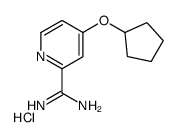 4-cyclopentyloxypyridine-2-carboximidamide,hydrochloride