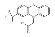 2-[2-(trifluoromethyl)phenothiazin-10-yl]acetic acid