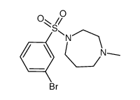 1-(3-bromo-benzenesulfonyl)-4-methyl-[1,4]diazepane