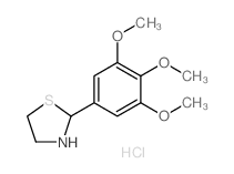 2-(3,4,5-trimethoxyphenyl)-1,3-thiazolidine,hydrochloride