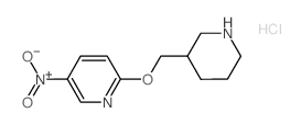 5-nitro-2-(piperidin-3-ylmethoxy)pyridine,hydrochloride CAS:1185307-86-1 第1张