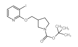 tert-Butyl 3-((3-iodopyridin-2-yloxy)methyl)-pyrrolidine-1-carboxylate CAS:1186310-99-5 第1张