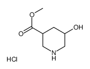 Methyl 5-hydroxy-3-piperidinecarboxylate hydrochloride (1:1)