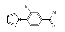 3-Bromo-4-(1H-pyrazol-1-yl)benzoic Acid