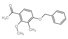 1-(2-methoxy-3-methyl-4-phenylmethoxyphenyl)ethanone CAS:118824-96-7 第1张