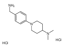 1-[4-(aminomethyl)phenyl]-N,N-dimethylpiperidin-4-amine,dihydrochloride