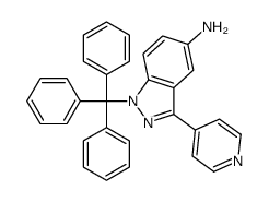 3-pyridin-4-yl-1-tritylindazol-5-amine