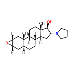 (2a,3a,5a,16b,17b)-2,3-Epoxy-16-(1-pyrrolidinyl)androstan-17-ol