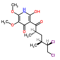 3-[(2S,4S,5R)-5,6-dichloro-2,4-dimethylhexanoyl]-4-hydroxy-5,6-dimethoxy-1H-pyridin-2-one