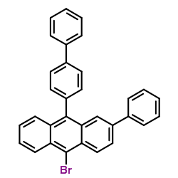 9([1,1`-biphenyl]-4-yl)-10-broMo-2-phenylanthracene Cas:1195975-03-1 第1张