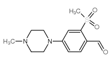 4-(4-methylpiperazin-1-yl)-2-methylsulfonylbenzaldehyde