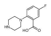 5-Fluoro-2-piperazinobenzoic Acid