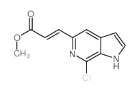 (E)-Methyl 3-(7-chloro-1H-pyrrolo[2,3-c]pyridin-5-yl)acrylate