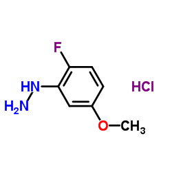 (2-fluoro-5-methoxyphenyl)hydrazine,hydrochloride CAS:1198283-29-2 第1张