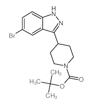 tert-butyl 4-(5-bromo-2H-indazol-3-yl)piperidine-1-carboxylate CAS:1198284-77-3 第1张