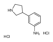 3-pyrrolidin-3-ylaniline,dihydrochloride